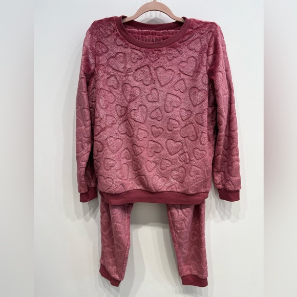 GEORGE Pink, Heart PJ Set - Small/Medium - Picture 1 of 4